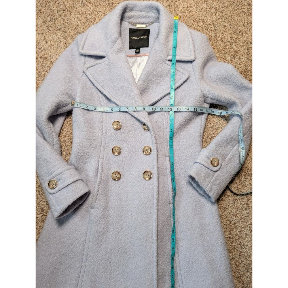 IVANKA TRUMP Double Breasted Textured Wool Blend Jacket/Coat, size Women's 6 - Picture 10 of 16